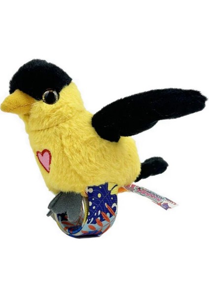 Peluş Ses Tekrarlı Hayvan Bileklik Aksesuar - Saka Kuşu (Lisinya)