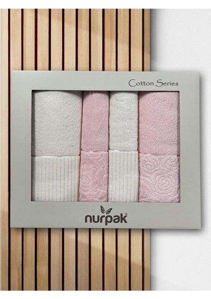 Sevgi Hamam Takımı 4 Parça Krem - Pudra fiyatları