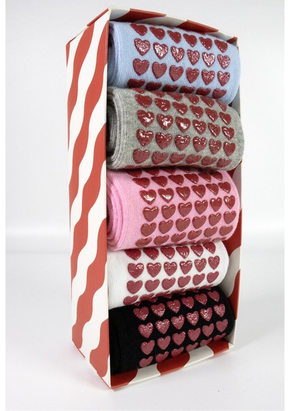 5’li Silikon Tabanlı Pilates ve Yoga Çorap Seti | Kaydırmaz Pamuklu Unisex Spor Çoraplar fiyatları