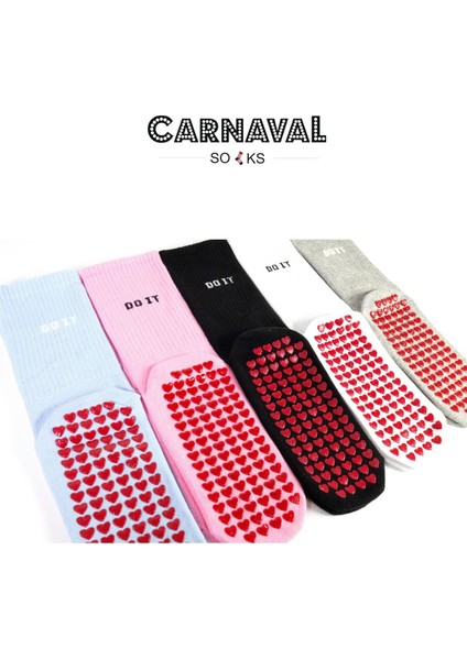 5’li Silikon Tabanlı Pilates ve Yoga Çorap Seti | Kaydırmaz Pamuklu Unisex Spor Çoraplar modelleri