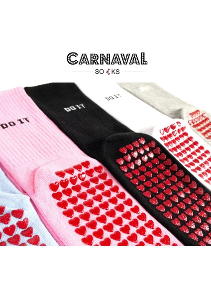 5’li Silikon Tabanlı Pilates ve Yoga Çorap Seti | Kaydırmaz Pamuklu Unisex Spor Çoraplar fırsatları