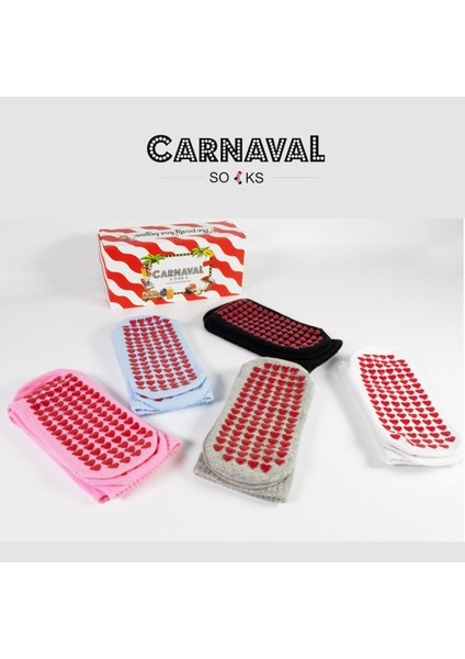 5’li Silikon Tabanlı Pilates ve Yoga Çorap Seti | Kaydırmaz Pamuklu Unisex Spor Çoraplar indirimleri