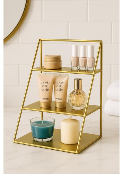 Metal Makyaj Organizeri, Metal Raf, Makyaj ve Kozmetik Düzenleyici, Metal Organizer modelleri