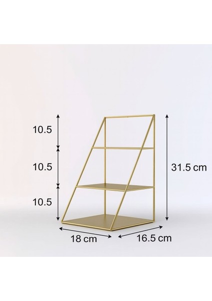 Metal Makyaj Organizeri, Metal Raf, Makyaj ve Kozmetik Düzenleyici, Metal Organizer