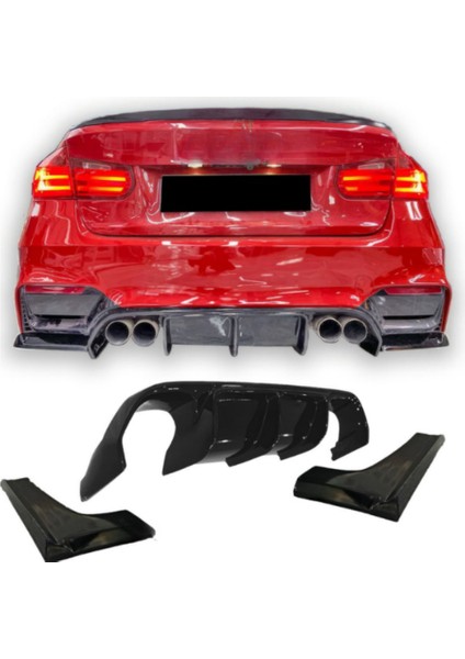 Bmw F30-F80 2012-2018 M3 Plastk 3 Parça Vostainer Difüzör indirimleri