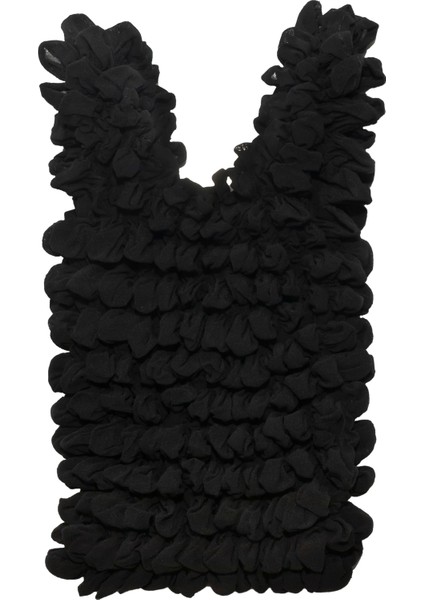 Genişleyen Siyah Alışveriş Çantası