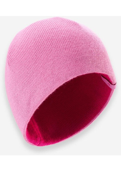 Çocuk Çift Taraflı Kayak Beresi - Pembe