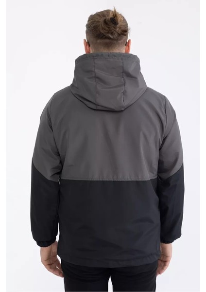 İçi Astarlı Su ve Rüzgar Geçirmez Cepli Erkek Yağmurluk modelleri