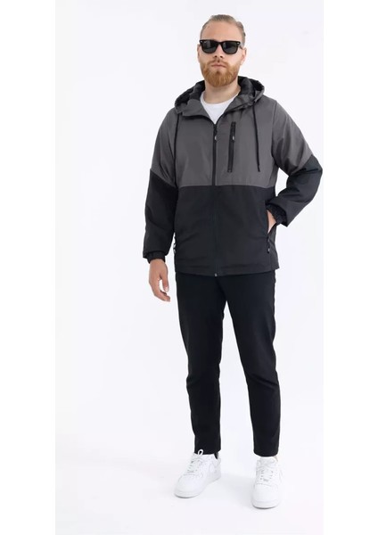 İçi Astarlı Su ve Rüzgar Geçirmez Cepli Erkek Yağmurluk indirimleri