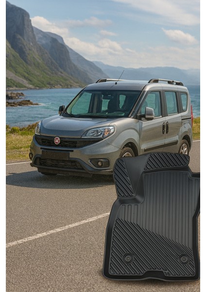 Fiat Doblo 2010+ Uyumlu 3D Oto Paspas Premium fırsatları