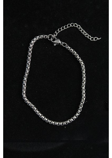 Bfs 316L Çelik Örgü Model Gümüş Renk Erkek Bileklik