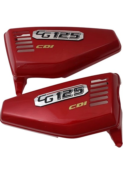 Motosiklet Cg Yan Kapak Takımı Kırmızı Parlak Renk Sağ Sol Kapak Seti Cg 125 / Cg 150 Uyumlu fiyatları