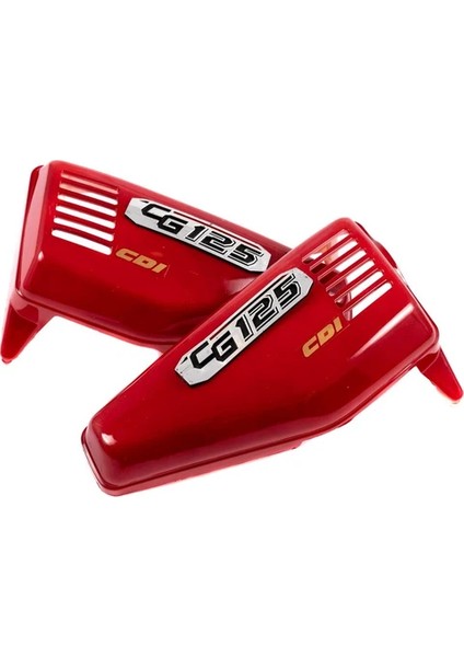 Motosiklet Cg Yan Kapak Takımı Kırmızı Parlak Renk Sağ Sol Kapak Seti Cg 125 / Cg 150 Uyumlu modelleri