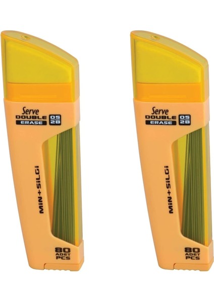 Dble Mek Kur Klm Ucu-Slg 05MM Hardal Sarısı 2lı Set