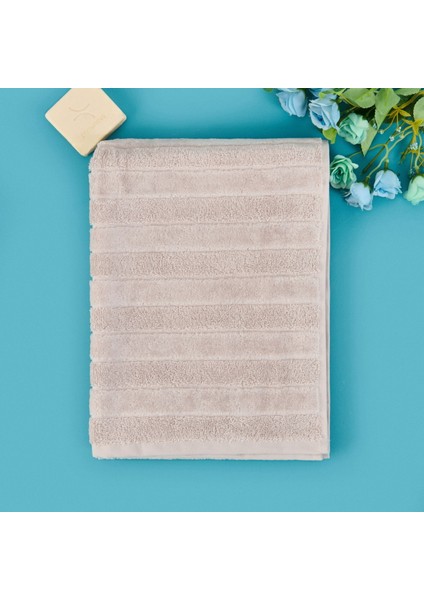 Soft Kadife Yüz Havlusu - Gri - 50X100 cm