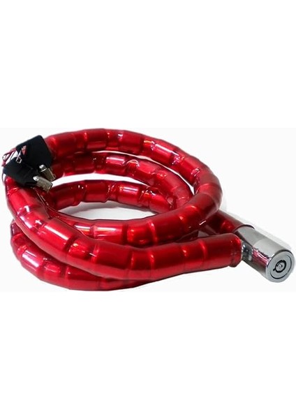 Çelik Motosiklet Kilidi, 22MM Zincir Boğumlu Anahtarlı Kilit 1,5 Metre - Puset - Bisiklet - Scooter fırsatları