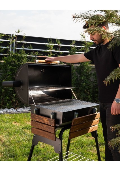 Grillord-75 Kömürlü Barbekü Mangal (Önlük ve Kılıf Hediyeli)