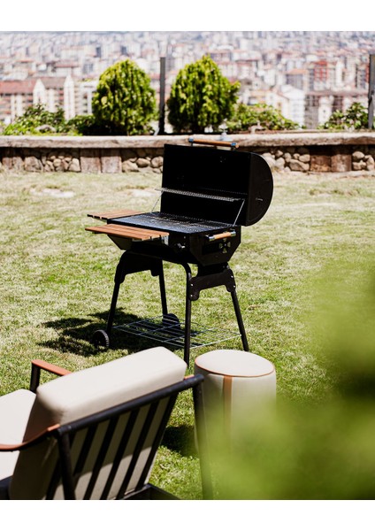 Grillord-75 Kömürlü Barbekü Mangal (Önlük ve Kılıf Hediyeli)