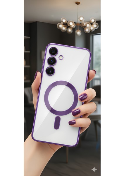 Samsung Galaxy A35 Kılıf Kamera Korumalı Sararma Yapmaz Magsafe Şarj Özellikli A++ Kalite Kapak