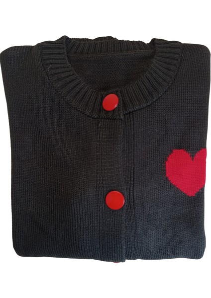 Kalp Detaylı Triko Hırka fiyatları