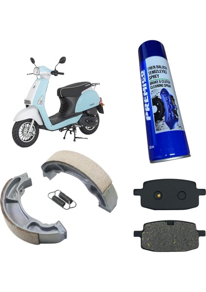 Mondial Revival Ön Arka Fren Balatası Balata Sprey Hediye