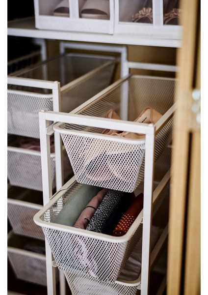 Jonaxel Tel Sepet Beyaz 25 x 51 x 15 cm modelleri