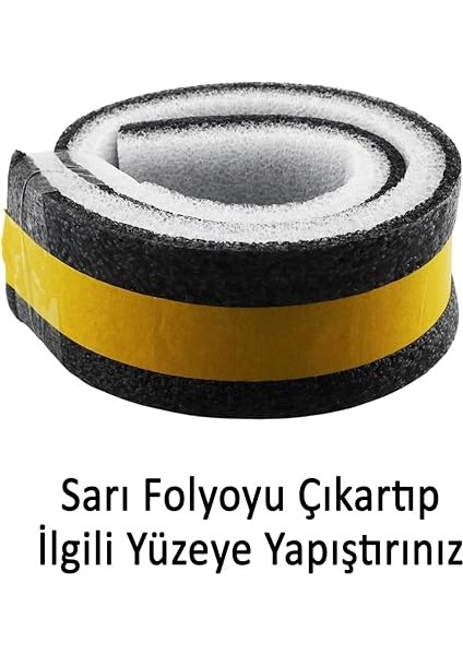 Kapı Altı Eşik Süngeri Ince Köpük Soğuk Izolasyon Bandı Fitili 90 cm Toz Böcek Engelleme fırsatları