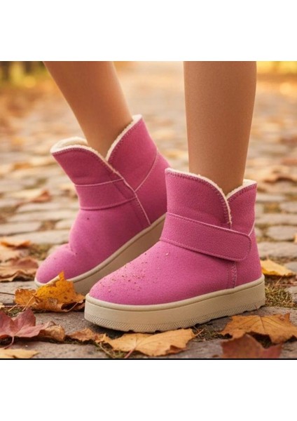 Ortopedik Çocuk Bot Içi Kürklü Bileği Saran Cırtlı Malzemeli Kaydırmaz Ultra Hafif Taban Bot fırsatları