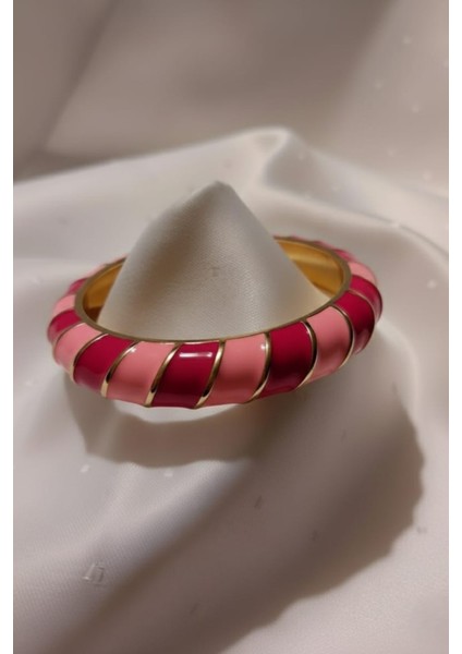 Mineli Pembe ve Fuşya Tonlu Kelepçe Mnl-Klp-04 modelleri