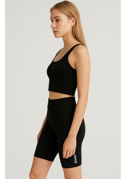 Kadın Biker Spor Şort Tayt