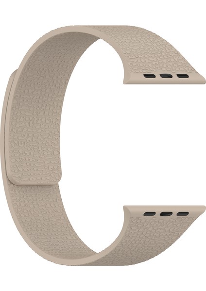 Apple Watch 10/11 42MM-38/40/41MM Kordon Kabartmalı Magetli Silikon Band 136 2/3/4/5/6/se/7/8/9