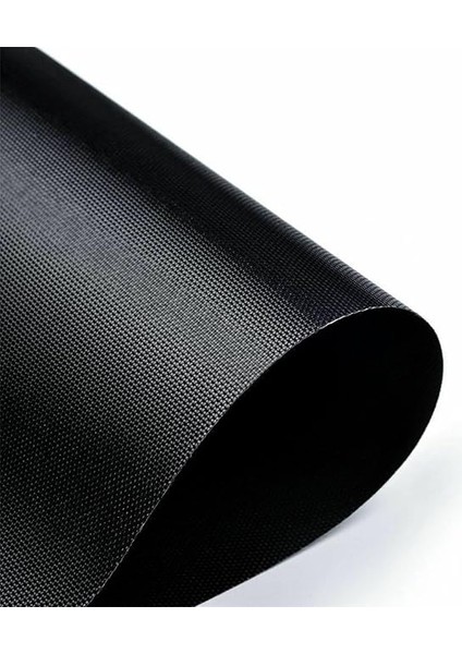 Yanmaz Yapışmaz Mangal Pişirme Örtüsü "grıllmat" - 40 cm Genişlik, 0.30MM Kalınlık, Siyah Renk (50X40CM) fırsatları