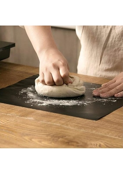 Yanmaz Yapışmaz Mangal Pişirme Örtüsü "grıllmat" - 40 cm Genişlik, 0.30MM Kalınlık, Siyah Renk (50X40CM) indirimleri