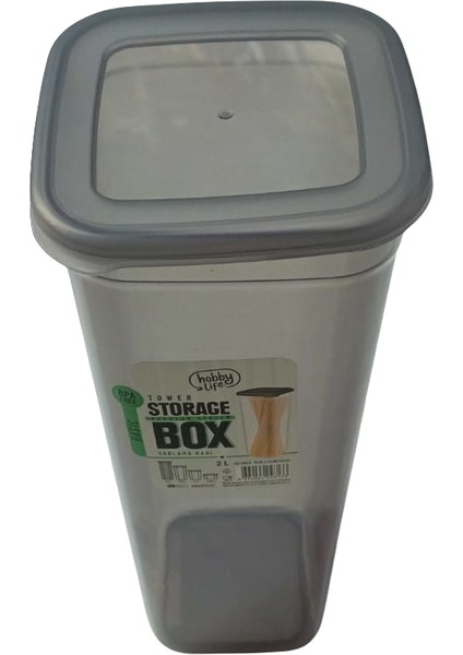 Tower Dikey Mutfak Saklama Kabı (Bpa Free) - 2 L