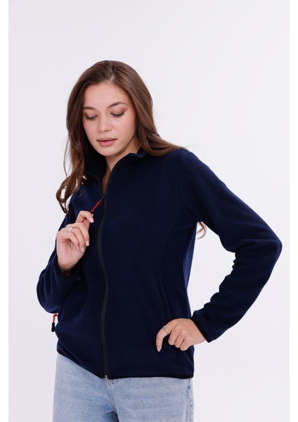 Kadın Slim Fit Tam Fermuarlı Polar Ceket fırsatları