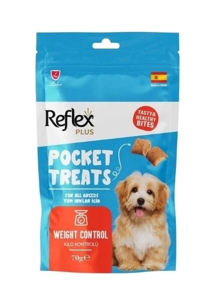 Reflex Plus Pocket Treats Kilo Kontrolü Için Köpek Ödül Maması 70 gr 1 Adet