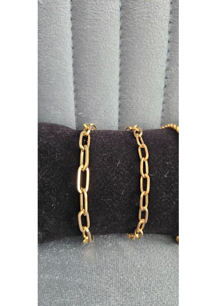 “altın Bağ” Kadın Bileklik Seti – 4 Farklı Zincir Tasarım, Ayarlanabilir Şıklık