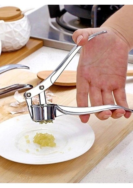 Paslanmaz Aa Kalite Çelik Sarımsak Ezeceği Sarımsak Presi Hazneli Maunel Ezici indirimleri