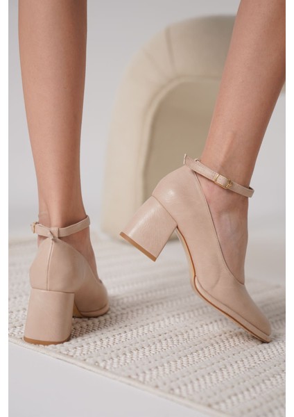 Josephine Kadın Mat Nude Topuklu Ayakkabı indirimleri