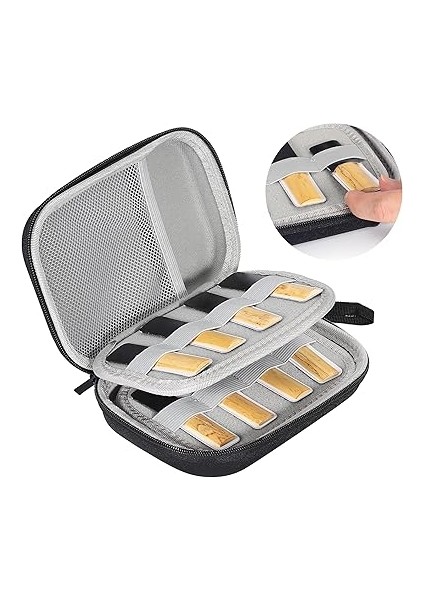 Ahşap Boru Enstrümanı, Pipo Şişesi, Su Geçirmez Paket, Saksafon, Klarnet Düdüğü Için Uygundur, Saklama Paketi (Kapasite 20 Tablet) Gri indirimleri