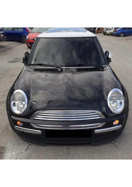 Mini Cooper Uyumlu Evrensel Universal 3 Parça Cupra Kupra Ön Ek Tampon Dili Lip Esnek Karlık fırsatları
