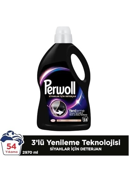 Perwoll Yenileme Siyahlar Için Sıvı Deterjan 54 Yıkama 2.97 Lt modelleri
