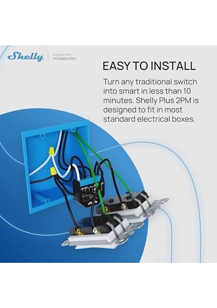 2pm | Wlan 2 Kanallı Akıllı Röle Şalteri | Güç Tüketimi Ölçümü, Ev Otomasyonu | Aksesuarı | Ios Uygulaması fiyatları