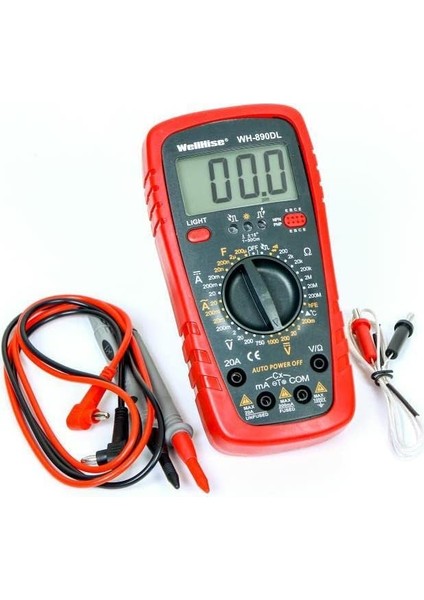WH890 Dl Işıklı Multimetre Ölçü Aleti DT890DL Dt 890DL
