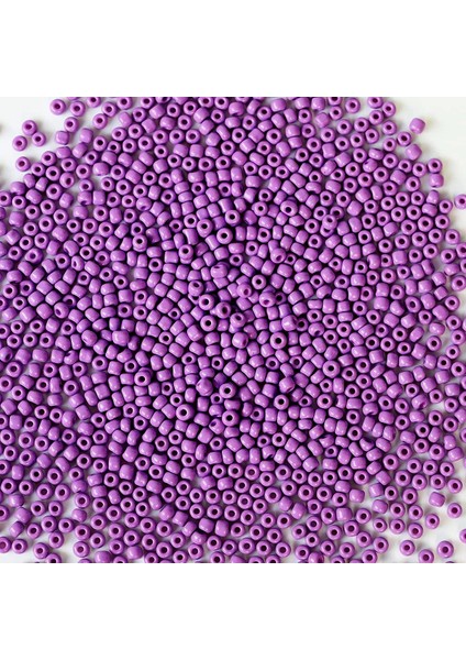 Litaetrend Mor Renk 4 mm Yaklaşık 1100 Adet / 100 Gram Cam Boncuk Oya Yazma Bileklik ve Kolye modelleri