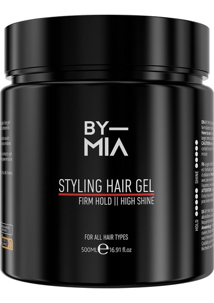 By Mıa Saç Şekillendirici Jöle 500ML | Güçlü Tutuş | Yüksek Parlaklık, Islak Görünüm Saç Jölesi | Ultra Tutuş modelleri