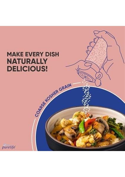 Purelife Anatolia Kristal Kaya Tuzu Granül 500 gr fiyatları