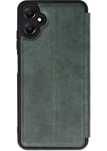 Samsung Galaxy A05 Kılıf Flip Cover - Koyu Yeşil (K95)