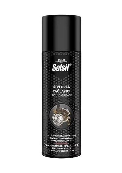 Selsil Sıvı Gres Yağlayıcı Sprey 500 ml