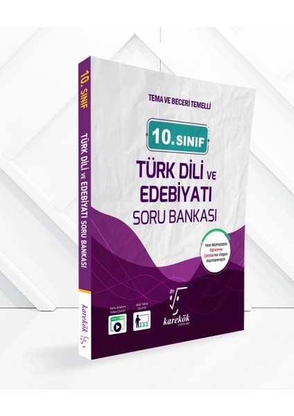 10.sınıf Türk Dili ve Edebiyatı Soru Bankası Karekök Yayınları